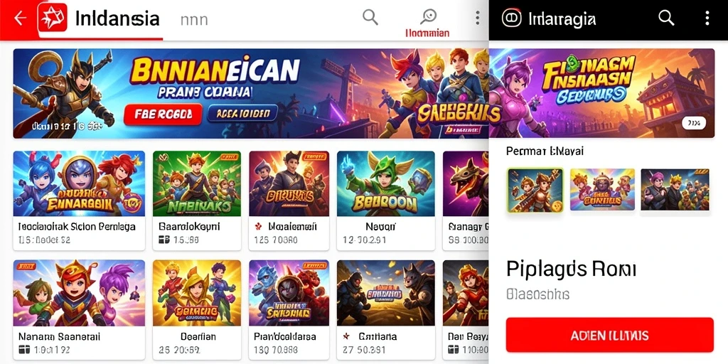 Mode permainan yang beragam dan mengasyikkan.