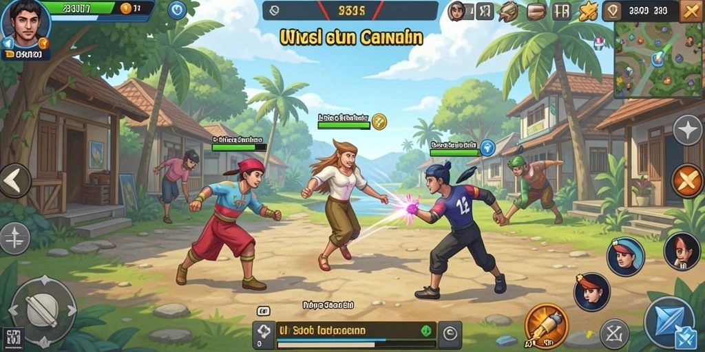 Tangkapan layar memperlihatkan mode multiplayer yang seru.