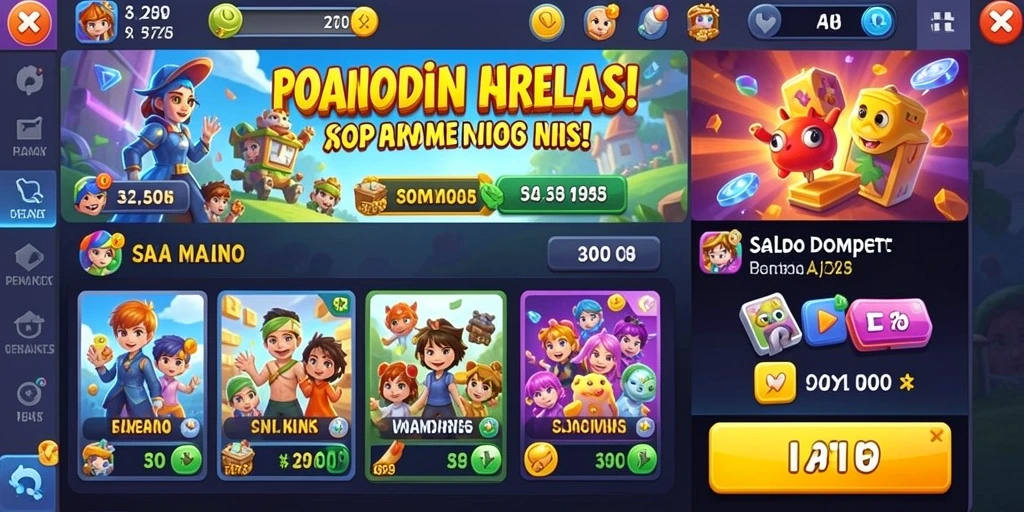 Mode permainan yang seru dan bervariasi.