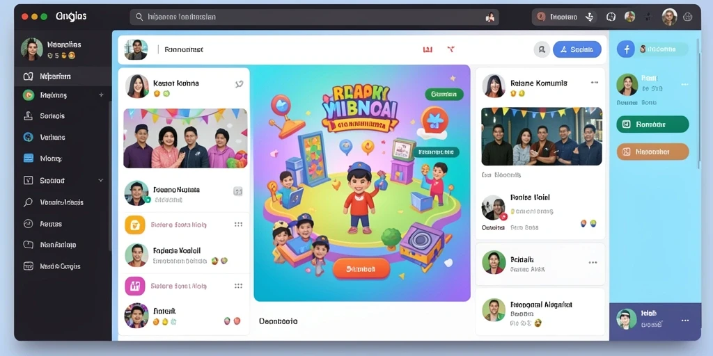 Sistem navigasi sederhana untuk pengguna.