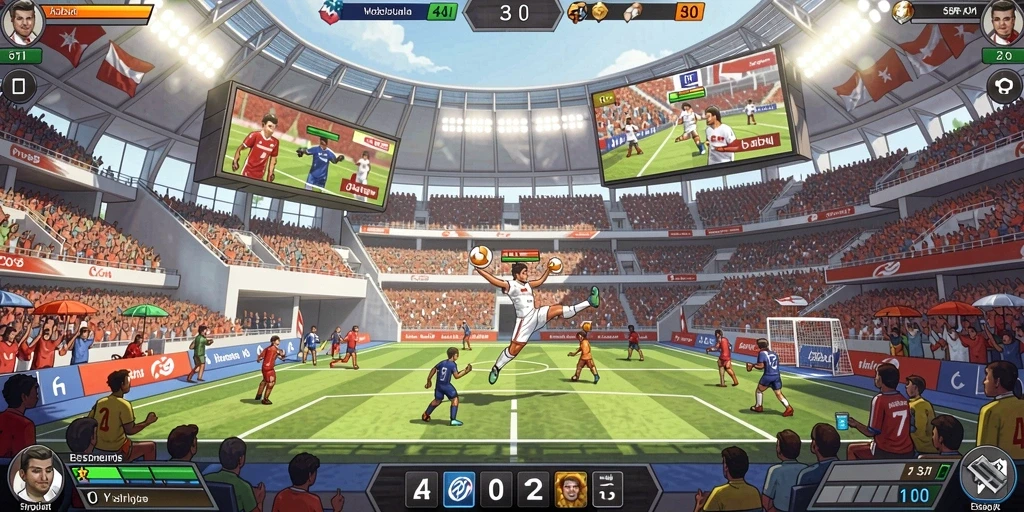 Fitur multiplayer memungkinkan bersaing dengan pemain lain secara real-time.