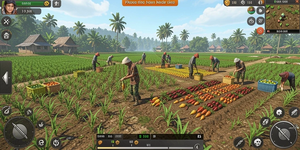 Berbagai item dan senjata yang tersedia.